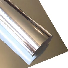 抗UV隔熱防曬防窺玻璃貼膜 90x110cm, 金鉑銀, 1個
