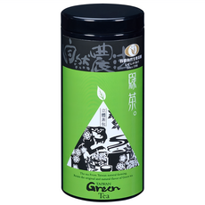 百香自然生態茶園 自然農法立體茶包 綠茶, 3g, 16包, 1罐