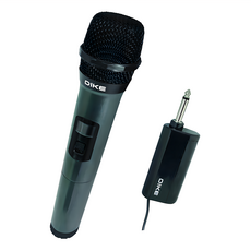 DIKE Apollo悅聲精韻VHF無線麥克風組，15M超廣有效距離，6.3mm麥克風接孔，即插即用免設定, DVM150, 鐵灰色