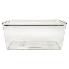 SHIMOYAMA 冰箱蔬果生鮮收納盒 附蓋 3.5L, 1個, Clear