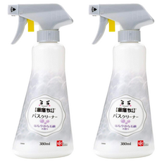 LEC 激落君 浴室用泡沫噴霧清潔劑 380ml, 帶有淡淡的皂香，適用於浴缸、瓷磚、不鏽鋼、人造大理石, 2瓶
