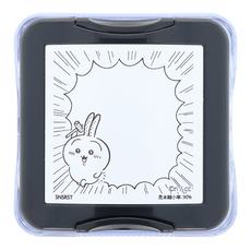 sun-star 吉伊卡哇浸透印章 兔兔 黑色 85 x 85 x 34mm 可愛卡通印章, 1個