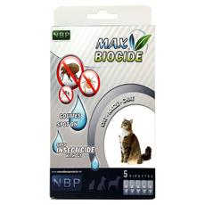 NBP 天然驅蝨滴劑 5劑 1盒｜西班牙天然無毒驅蟲｜貓咪專用