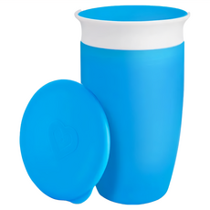 munchkin 滿趣健 360度防漏杯 附蓋 296ml 藍色, 1個