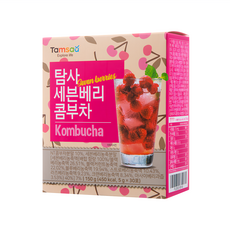 Tamsaa 七種莓果康普茶 每杯僅約15大卡 單條包裝方便攜帶, 5g, 30條, 1盒