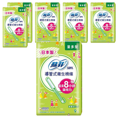SOFY 蘇菲 導管式衛生棉條, 量多型, 9個, 6盒