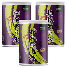 長青穀典 枸杞黑豆水 嚴選黑豆文火焙煎 優質枸杞肉質豐厚柔軟 三角立體茶包 簡單沖泡, 80g, 3罐