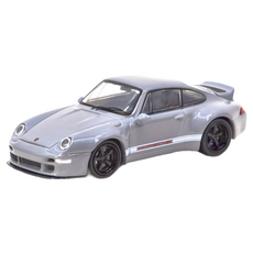 TARMAC WORKS 1/64 保時捷 Porsche 993 Remastered By Gunther Werks 灰色, 1個