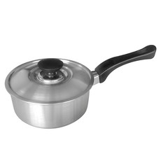 SILWA 西華 酷客不銹鋼單柄湯鍋 適用電磁爐 附鍋蓋, 16cm, 1個, 銀色