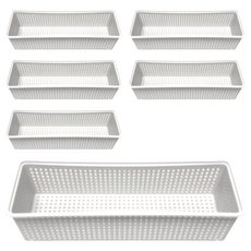 GINII 基尼 小物收納透氣籃 3592 110g 1.1L, 象牙白, 6個