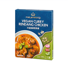 即饗蔬食 冷當咖哩齋雞 馬來西亞道地風味, 250g, 1盒