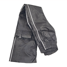 BOT 雙反光防水雨褲，高標準防水布料，尺寸可選, 2XL, 黑色