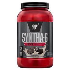 Bsn 畢斯恩 SYNTHA-6 EDGE 尖端綜合乳清蛋白粉 奶油餅乾 2.47磅, 1罐, 1.12kg