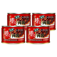 青葉特級辣味肉醬 簡單拌炒 香味四溢, 160g, 4罐