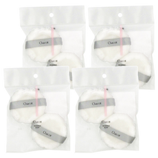 Chacott 蜜粉專用小粉撲 Set 2入, 直徑6x0.15cm, 4包