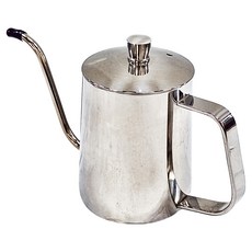 LifeShopping 不鏽鋼手沖咖啡壺，350ml 拋光銀, CAKN0098SV, 1個