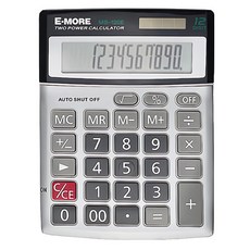 E-MORE MS-120E 桌面型計算機，太陽能電池，AG-10鈕扣型電池, 1台