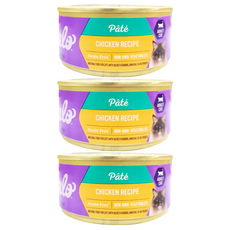 Halo 嘿囉 成貓主食罐 無穀健康雞肉口味 非基因改造蔬菜 高消化 5.5oz (155g), 3罐