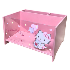 U-House 樺新 HELLO KITTY 收納面紙盒, 粉紅色