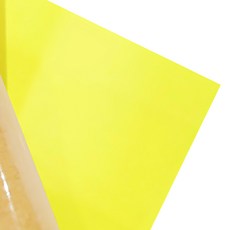 木百貨 果凍壓克力 300 x 200 x 3mm, 5個, 螢光黃