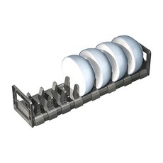 妃妃嚴選 碗盤收納架/碟架 40cm, 1組, 黑色