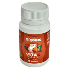 VETAFARM 薇塔農場 維生素C保健錠 適用於天竺鼠 每1錠加入500ml飲用水中使用 澳洲製造, 42g, 1罐