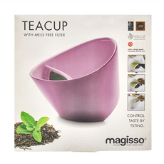 MagIsso 搖擺茶碗，附濾網茶杯, 粉紫色, 1個