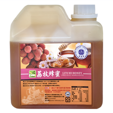 彩花蜜 台灣荔枝蜂蜜, 1.2kg, 1桶