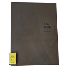 BERG 柏格文具 I am okay 4孔精裝孔夾 尺寸32X26.5CM 4色, 黑色, 1本