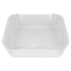 WE CHAMP 氣炸鍋專用烘焙紙 方形 Z0029 白色 20 x 4.5cm 100個