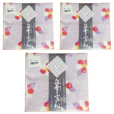 ShirayukiFuukin 友禪染多用途白雪拭巾 日本製造, 40 x 30cm, 3條