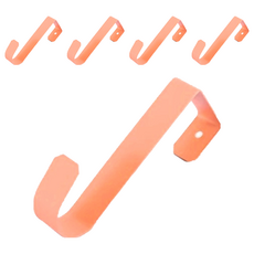 小麥購物 Y295 門後掛勾 一般款 5個, 粉色, 1組