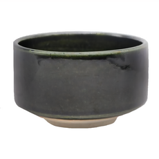 CHIPS Heuge 抹茶碗, 美濃燒 陶瓷 日本製, 織部綠, 1個