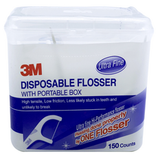 3M 細滑牙線棒, 150支, 1盒