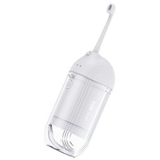 PORClean 寶可齡樂樂多功能沖牙機 浪花白 WASH302｜便攜式沖牙器、多模式清潔、五種噴頭