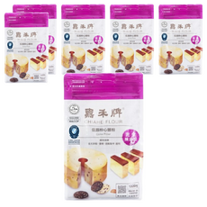 嘉禾牌低筋粉心麵粉 1kg, 6包
