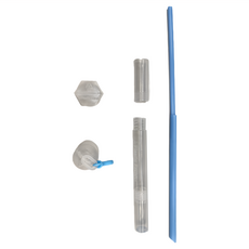 A Plastic Project 吸吸管套裝, 細吸管, 粗吸管, 收納管, 攜帶罐, 掛鉤, 食品級PP/BPA FREE, 1組