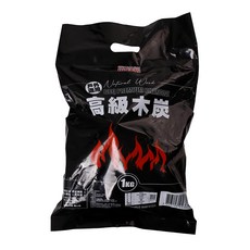 Hikari 日光生活 高級木炭 天然木炭 戶外燒烤適用, 1kg, 1包