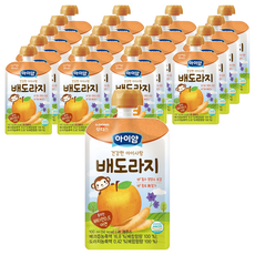 ILDONG 日東 Iyaam 寶寶果汁 桔梗水梨口味, 100ml, 20包