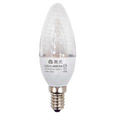 DANCELIGHT 舞光 LED 羅浮宮蠟燭燈 4W 尖清, 黃光, 1個
