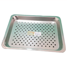 蝴蝶牌 BC中長方茶盤層 330 x 250 x 25mm 不鏽鋼瀝水茶盤, 1個