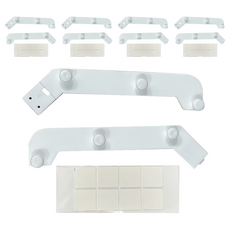 水槽過濾網架, 白色, 5個