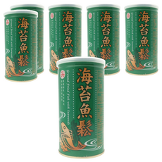 廣達香 海苔魚鬆 無添加防腐劑 味精 人工香料, 255g, 6罐