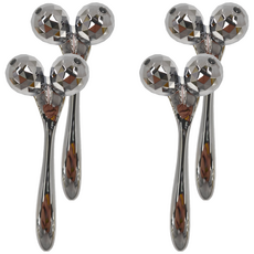 SK 雄碁 雙滾輪按摩棒, 銀色, 4件