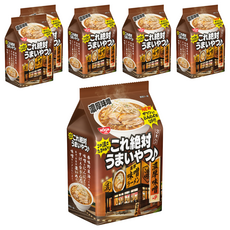 NISSIN 日清 3食絕對美味拉麵 濃厚味噌風味 湯底濃 融入蔬菜精華 帶有豐富的大蒜香氣 黑麻油 麵質彈牙, 291g, 6袋