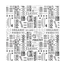 Pimex 巨圓紙業 L型樂活包裝袋, 190x190mm (±5mm), 100個/包裝, 耐熱溫度90℃, 1包