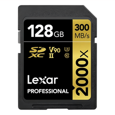 Lexar 雷克沙 Professional SDXC 2000X V90 UHS-II U3 記憶卡 256GB 高速讀寫, 1個