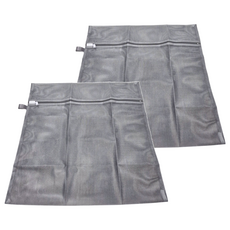 小閨祕 竹炭抗菌洗衣袋 50x50cm SGS認證 高密度/高抗菌/高保護 可烘乾, 方型, 2包