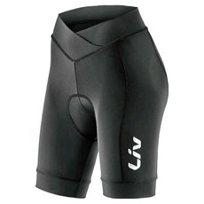 GIANT 捷安特 Liv FISSO 短飛輪車褲, 專業剪裁 3D立體修飾身形, 義大利EIT頂級護墊, L, 黑色
