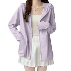 愛北鼻 成人冰絲防曬外套 輕薄透氣 多色可選, 2XL, 紫色, 1入